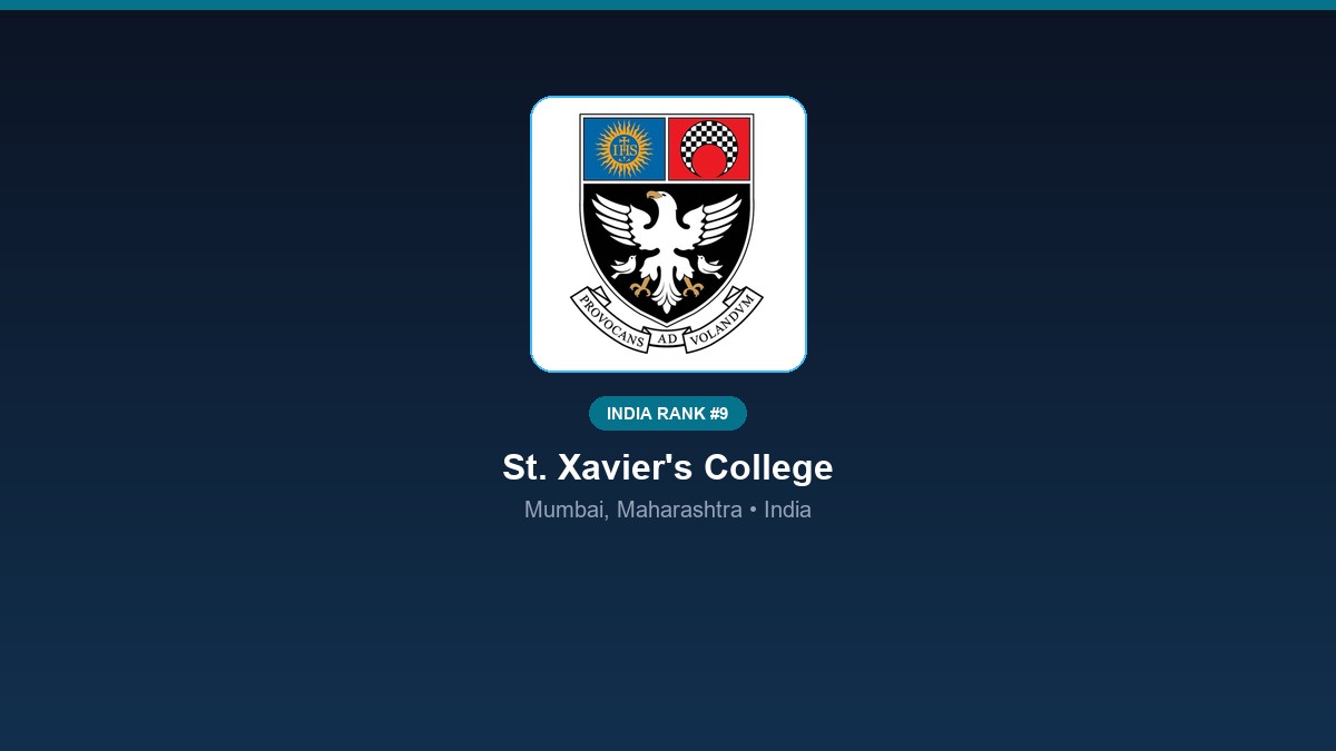 inst 9 rank 9 st xaviers college psychology cou
